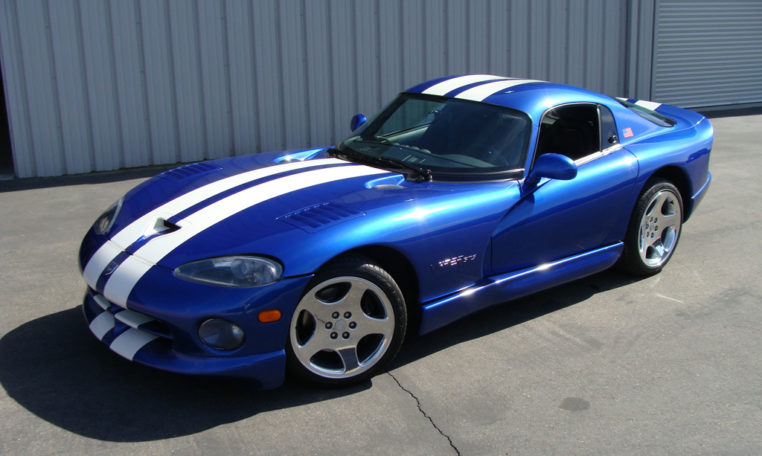 1996 Dodge Viper GTS - Blue/White Stripes | American Supercars