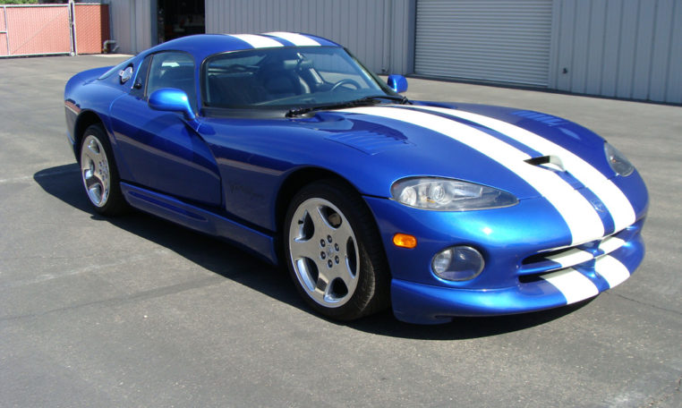 1996 Dodge Viper GTS - Blue/White Stripes | American Supercars